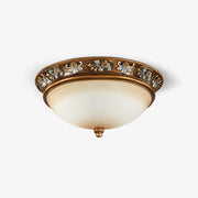 Cilene Vintage Luxury Recessed Resin Ceiling Light-Neutral Decor