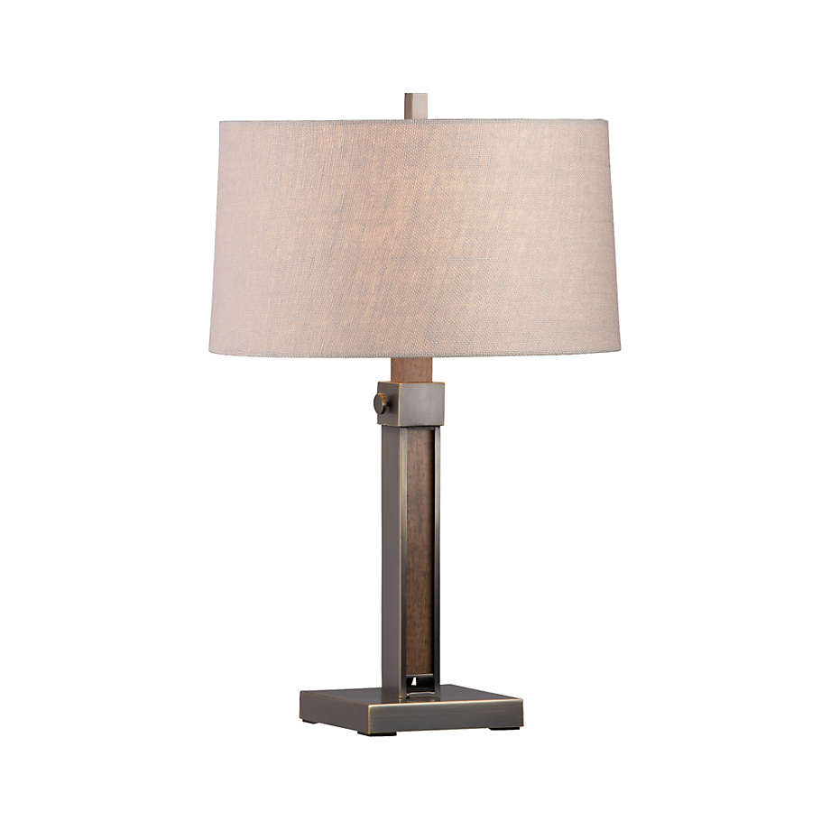 Diagram showing the dimensions of the Denley Table Lamp: D 35cm x H 68cm.