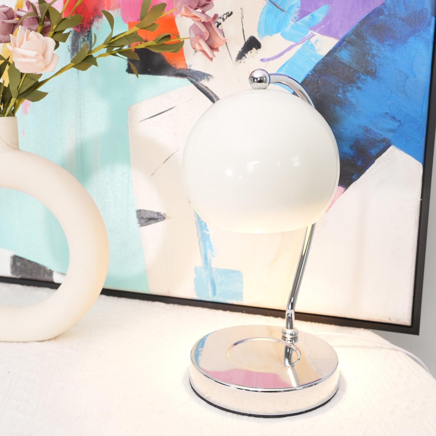 Zephyrce Mid-Century Modern Table Lamp-Neutral Decor