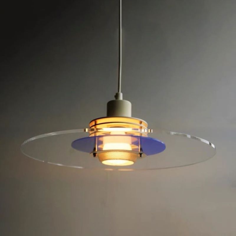Valentina Minimalism LED Pendant Light Metal/Glass/Acrylic Bedroom - Neutral Decor
