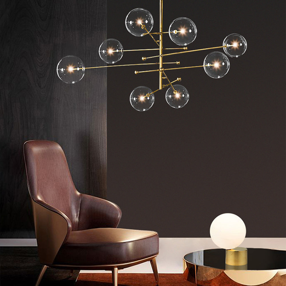 Valentina Modern Nordic Clear Bubble Pendant Light - Neutral Decor