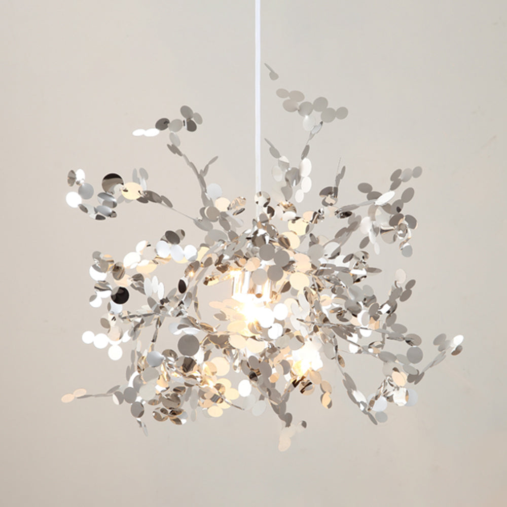 Olivia Artsy Classy Cluster Fireworks Pendant Light, Stainless steel - Neutral Decor