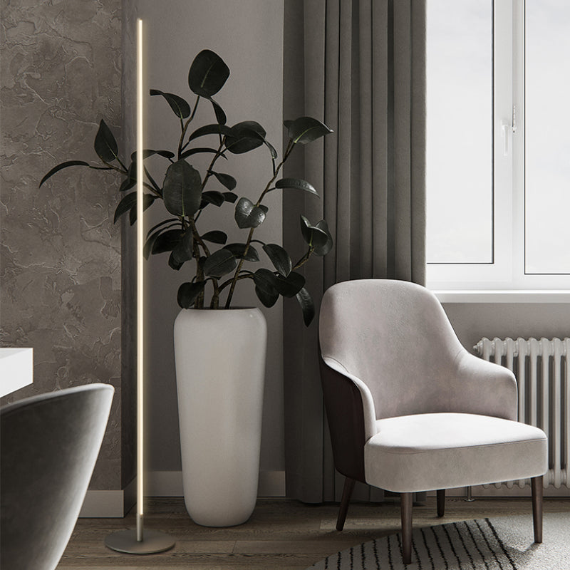 Mira Modern Minimalist Linear Floor Lamp - Neutral Decor