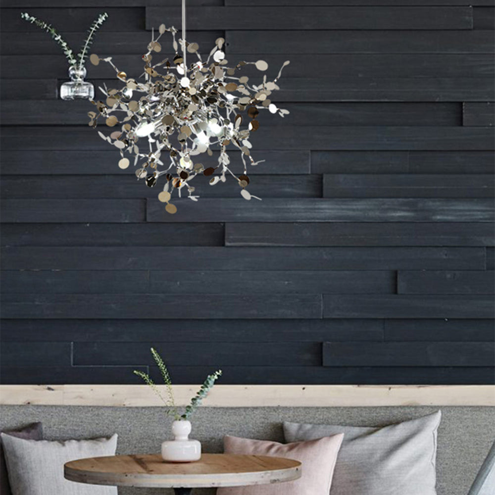 Olivia Artsy Classy Cluster Fireworks Pendant Light, Stainless steel - Neutral Decor