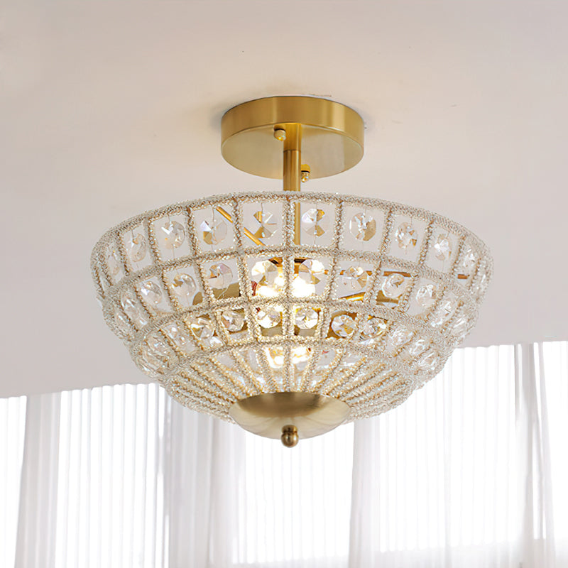 Elara Crystal Ceiling Light