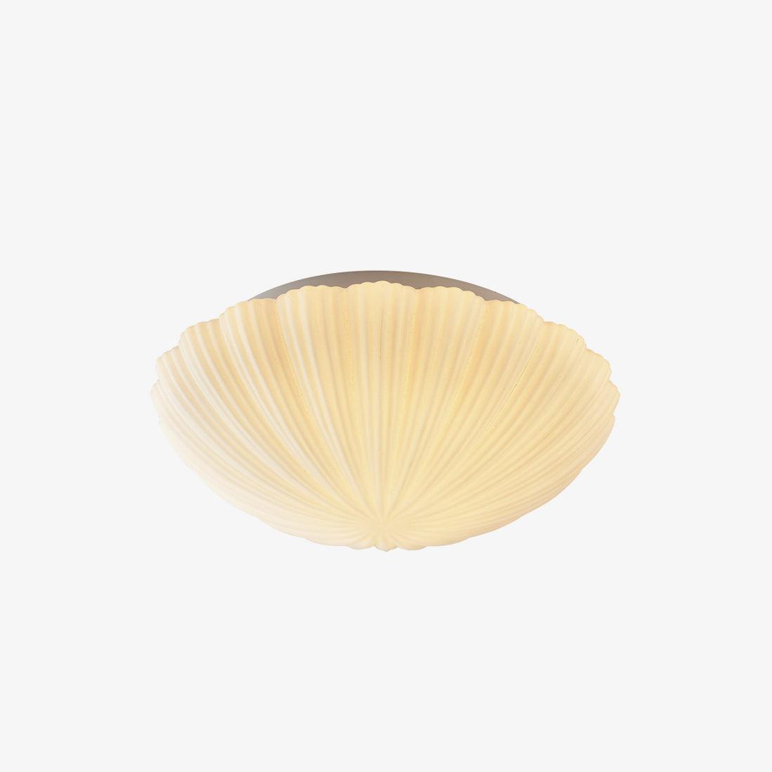 Elo Ceiling Lamp Seashell Shape Ribbed Soft Elegant-Neutral Decor