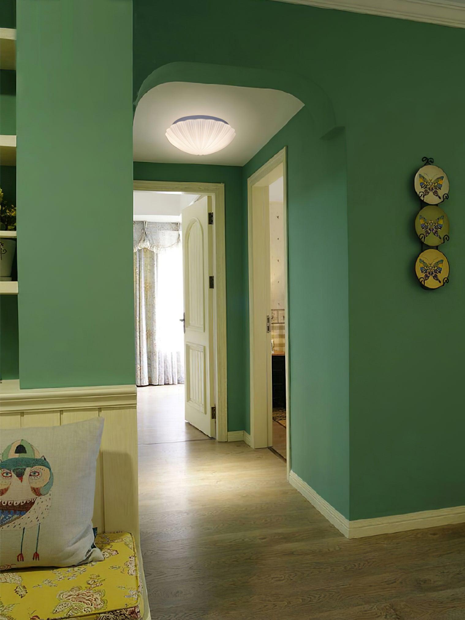 Elo Ceiling Lamp Seashell Shape Ribbed Soft Elegant-Neutral Decor