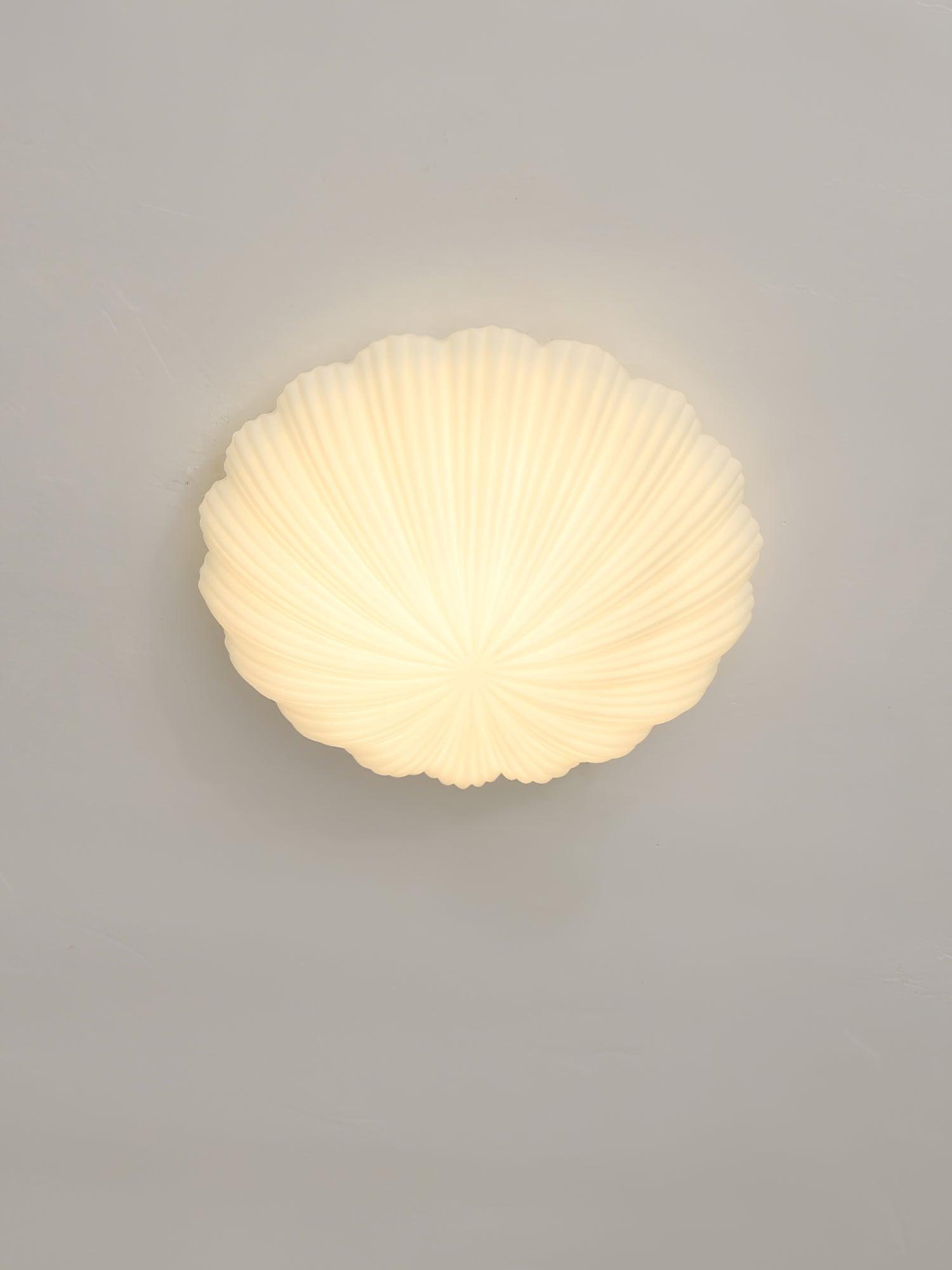Elo Ceiling Lamp Seashell Shape Ribbed Soft Elegant-Neutral Decor