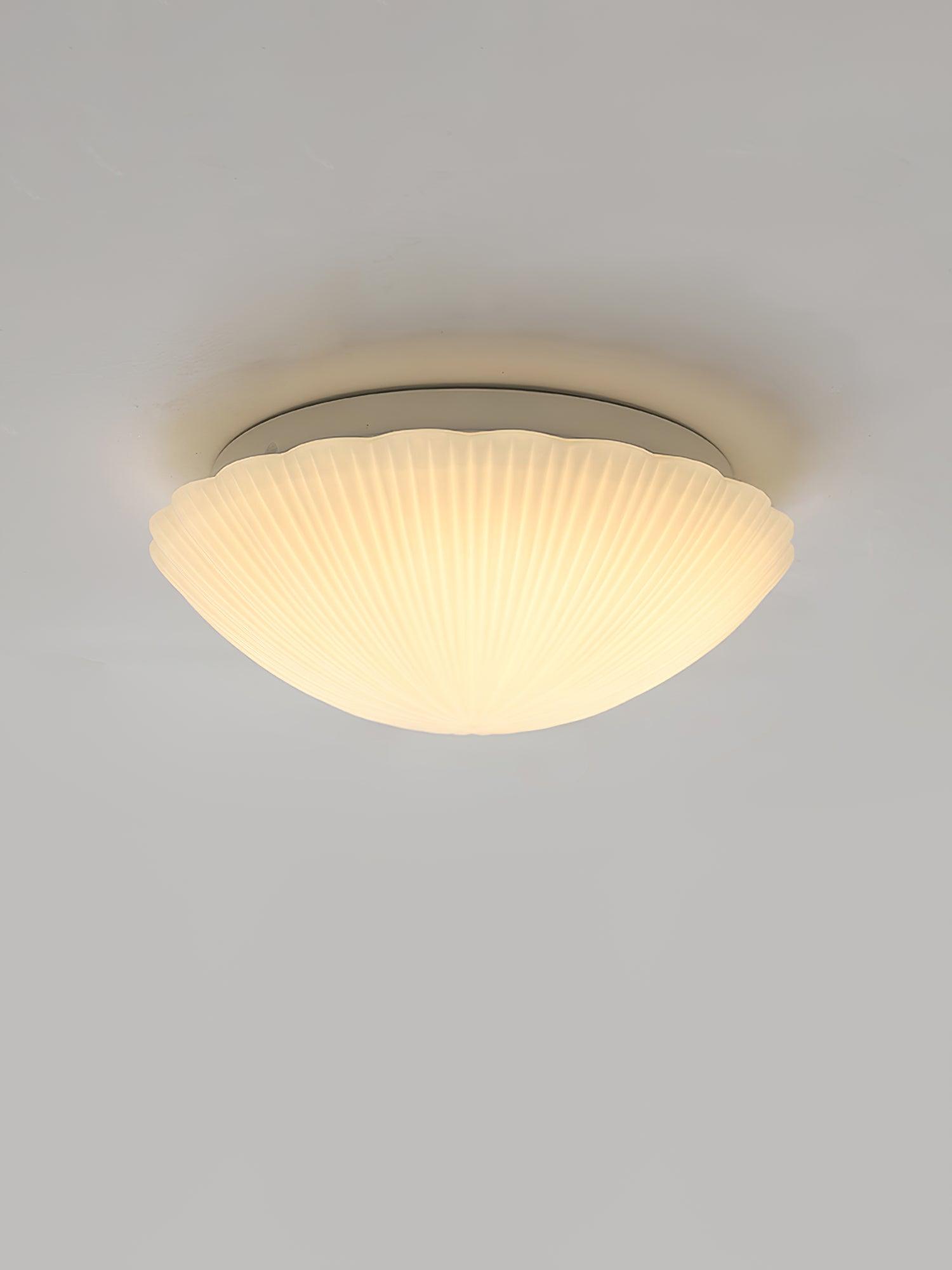 Elo Ceiling Lamp Seashell Shape Ribbed Soft Elegant-Neutral Decor
