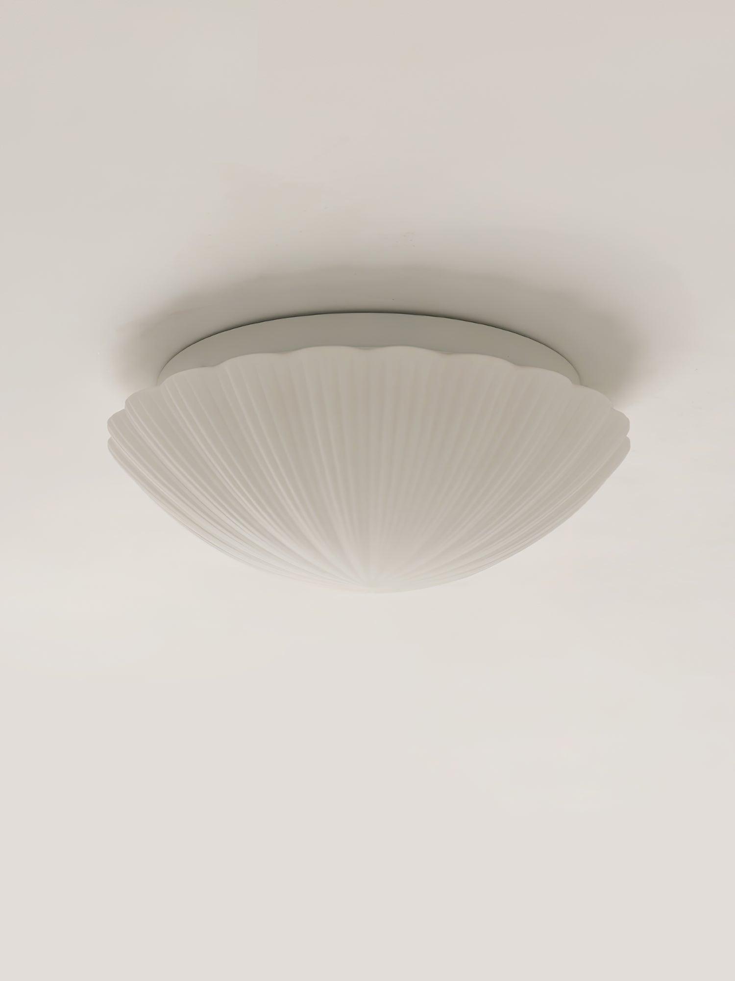 Elo Ceiling Lamp Seashell Shape Ribbed Soft Elegant-Neutral Decor