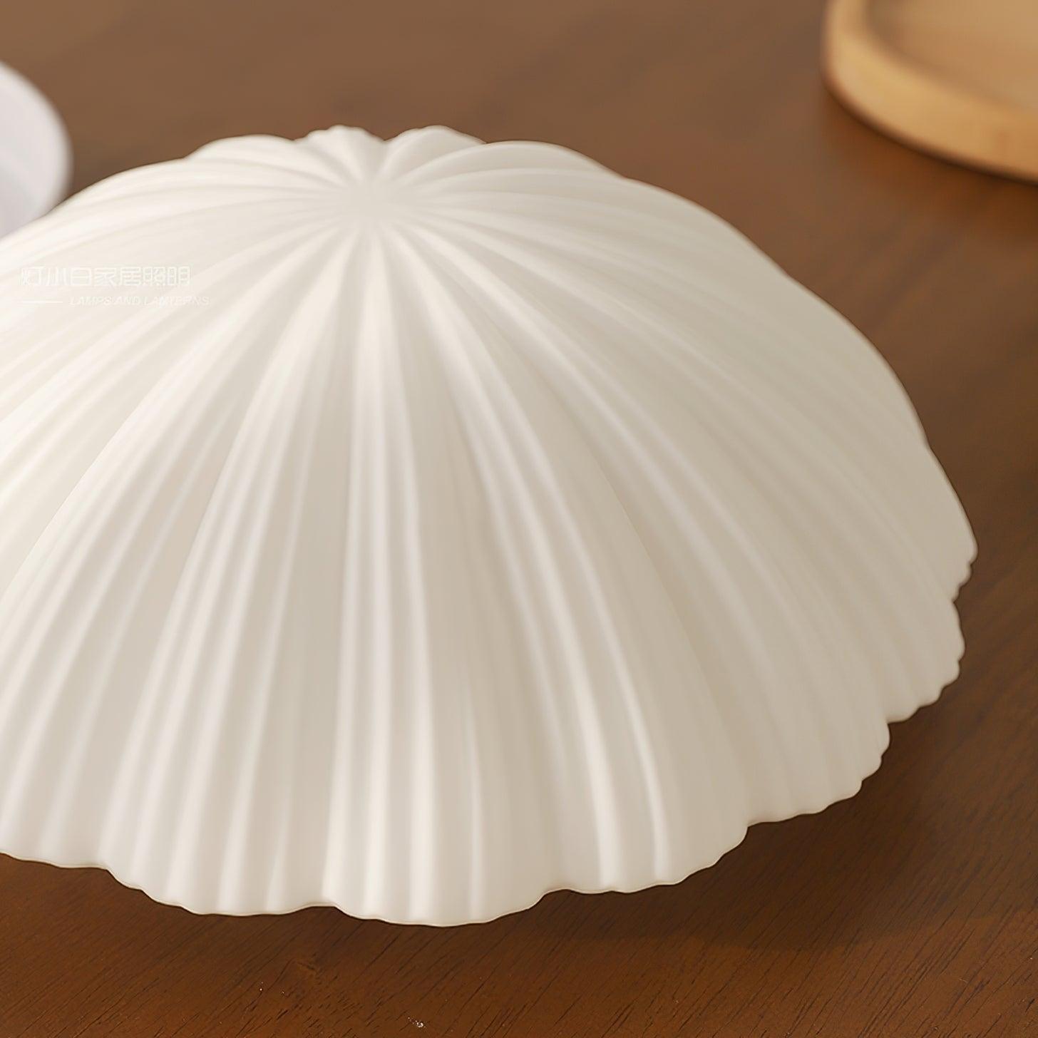 Elo Ceiling Lamp Seashell Shape Ribbed Soft Elegant-Neutral Decor