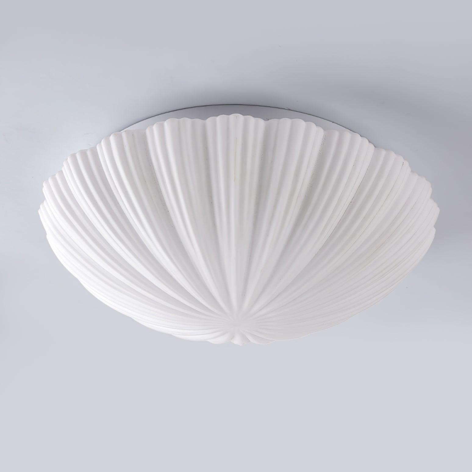 Elo Ceiling Lamp Seashell Shape Ribbed Soft Elegant-Neutral Decor