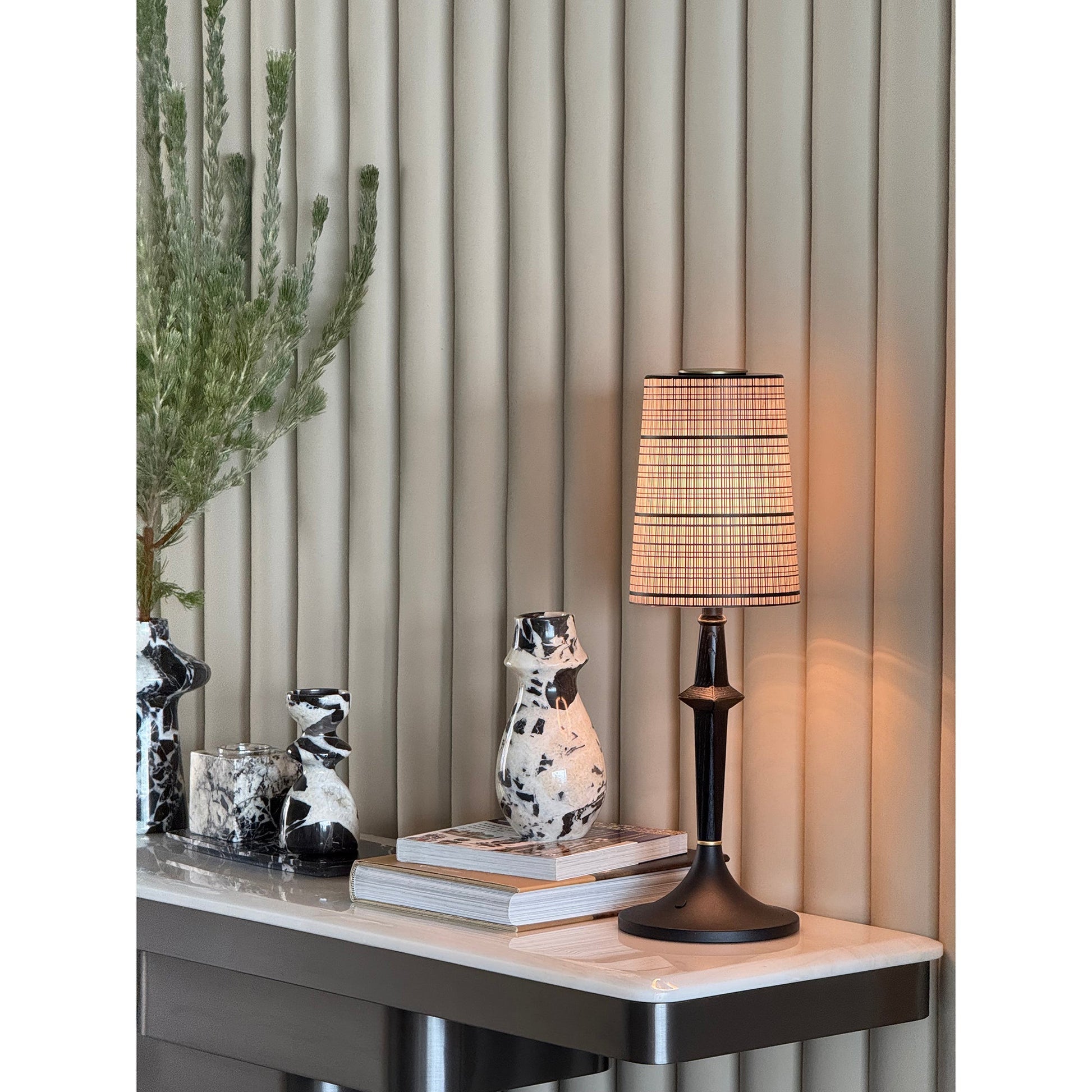 The Devon lamp shown against a light background.