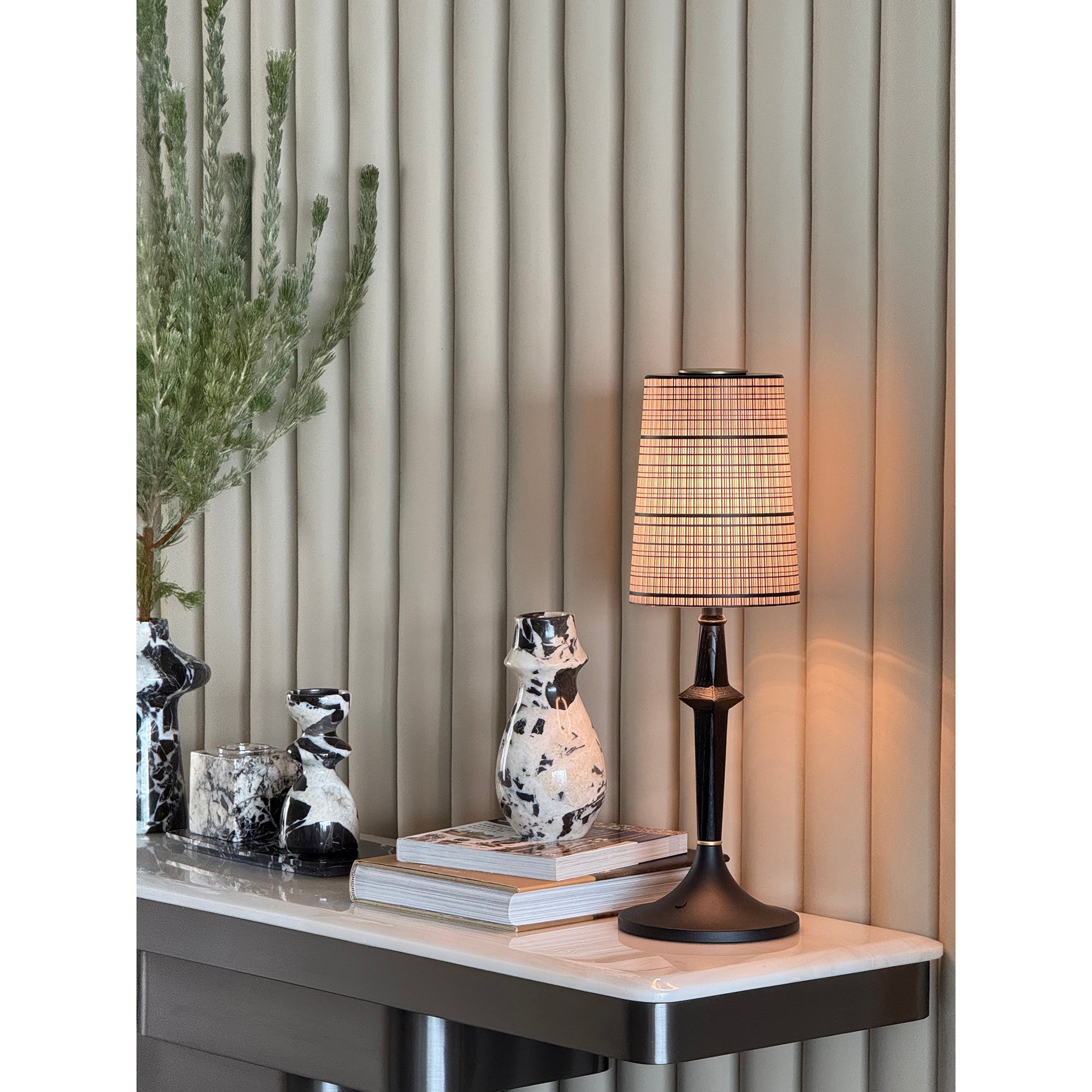 The Devon lamp shown against a light background.