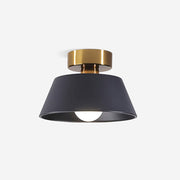 Ceiling Light Metal Canopy Modern Flush Mount Fixture Minimalist