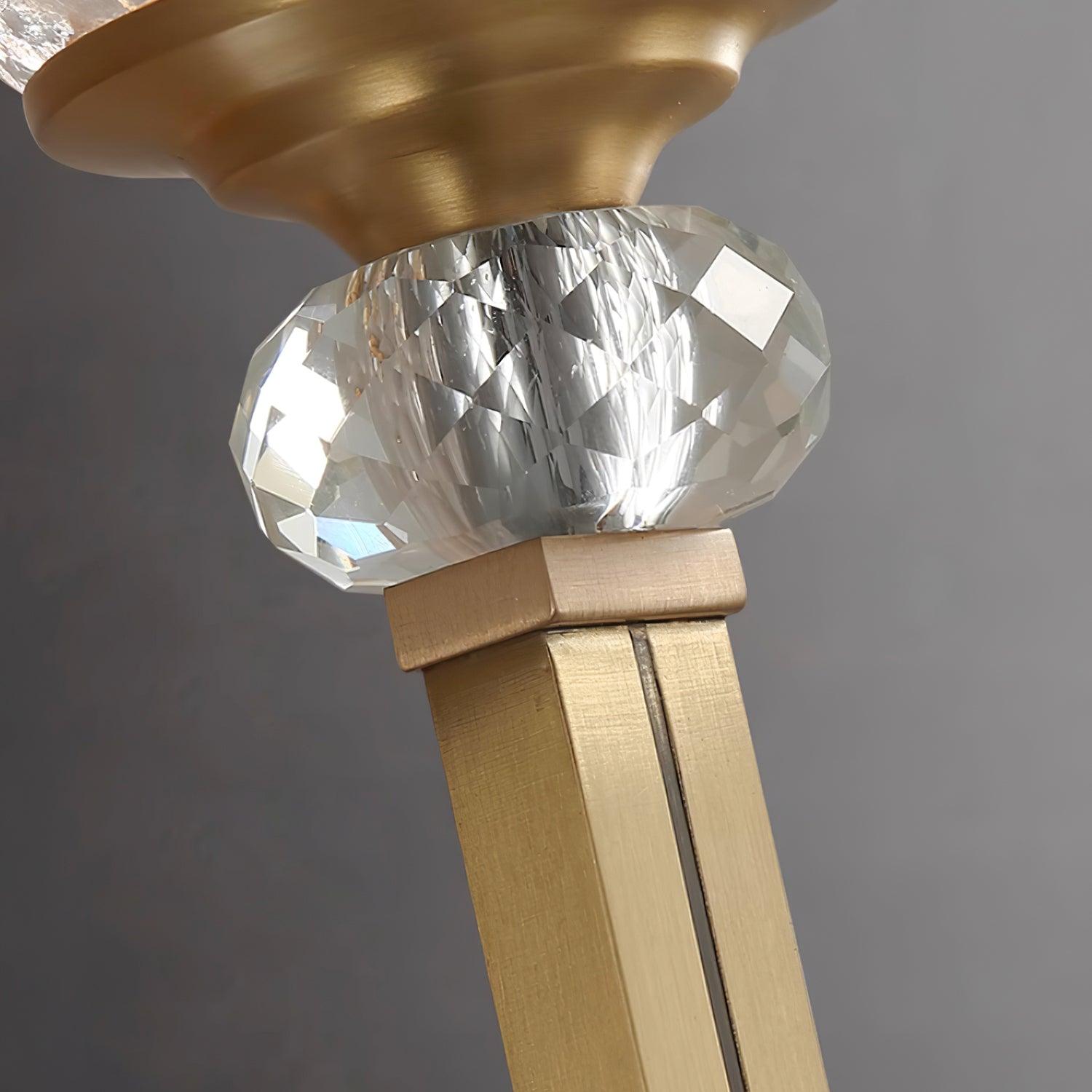Lustra Wall Light Brass Crystal Elegant-Neutral Decor