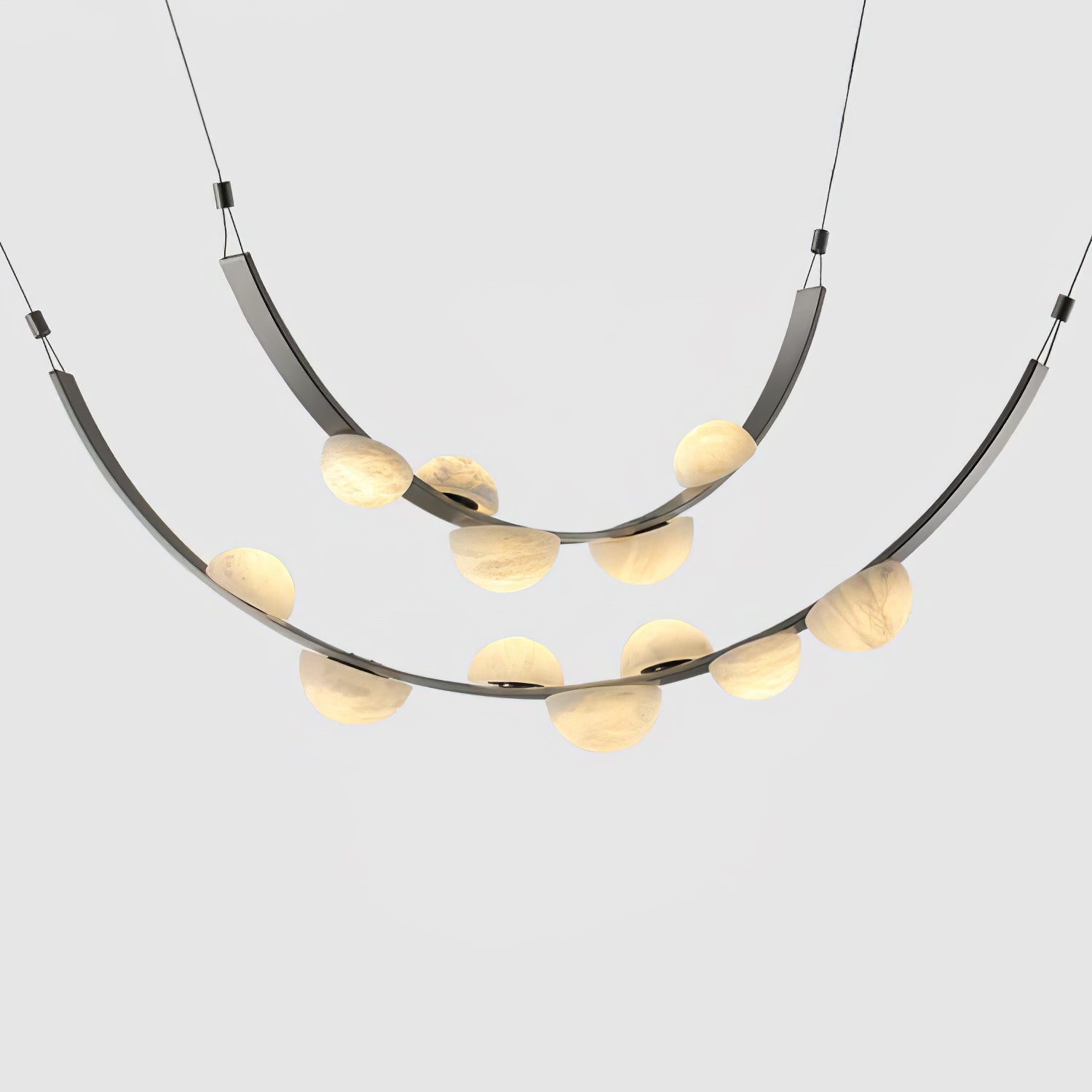 Evcaria Alabaster Chandelier-Neutral Decor