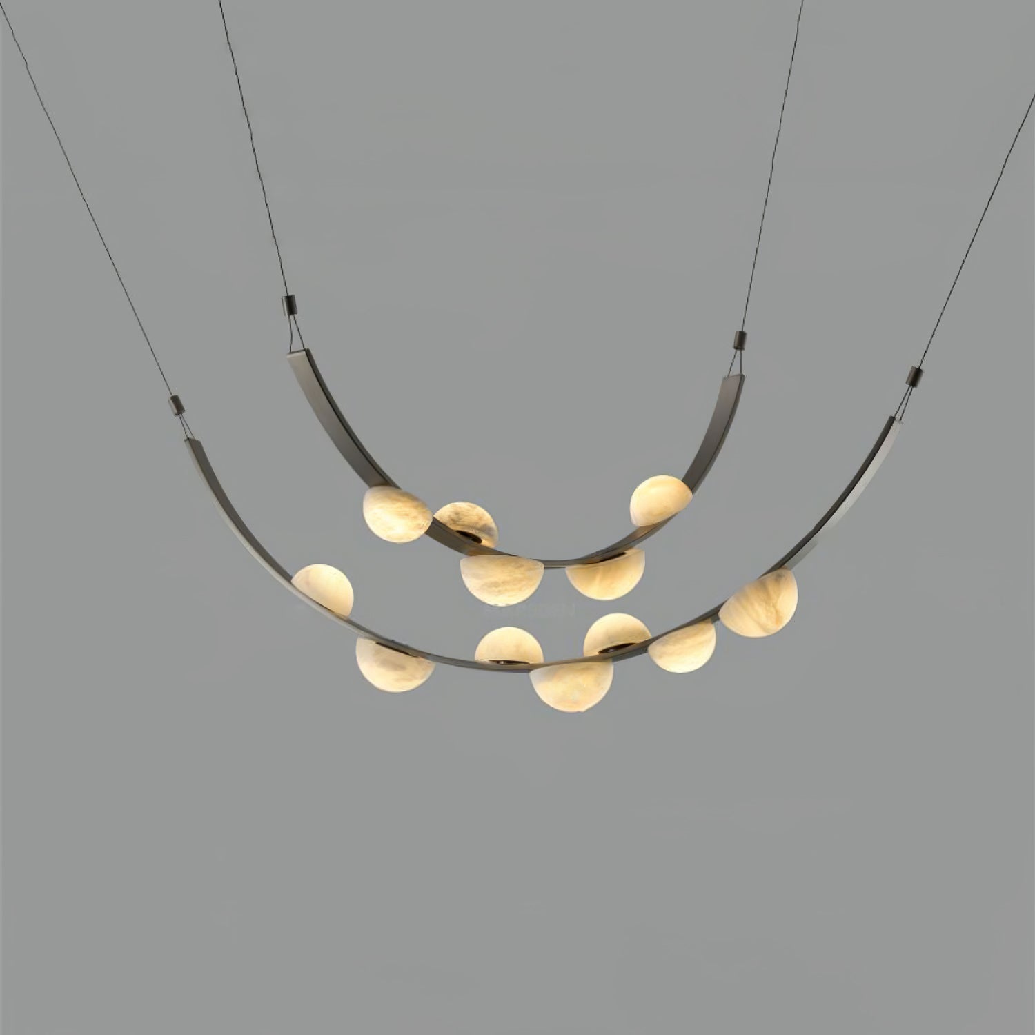 Evcaria Alabaster Chandelier-Neutral Decor