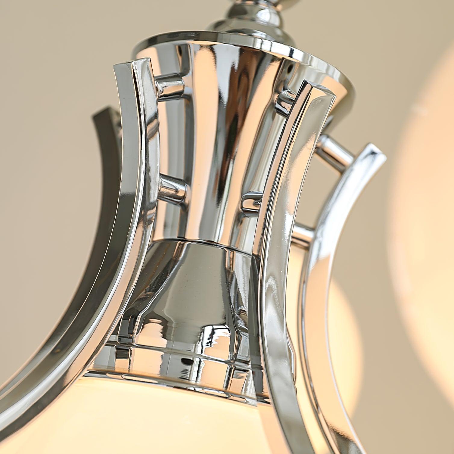 Dusk Chandelier Globe Chrome Modern 5-Light-Neutral Decor