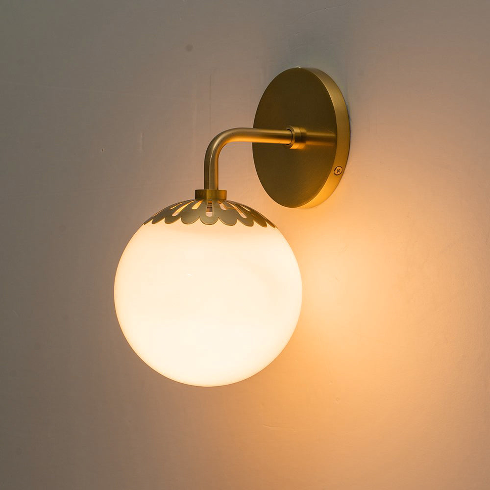 Valentina Globe Glass Wall Lamp - Neutralighting