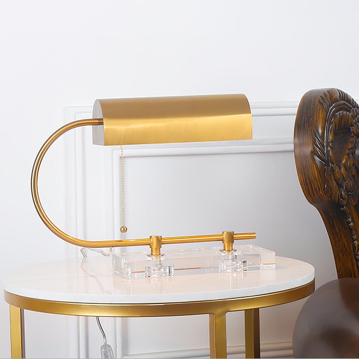 Arden Classic Crystal Desk Lamp-Neutral Decor