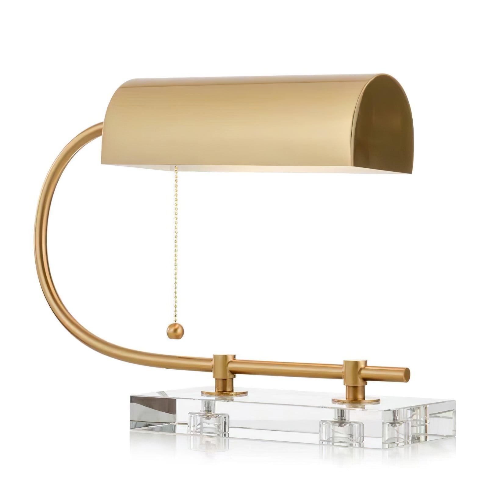 Arden Classic Crystal Desk Lamp-Neutral Decor