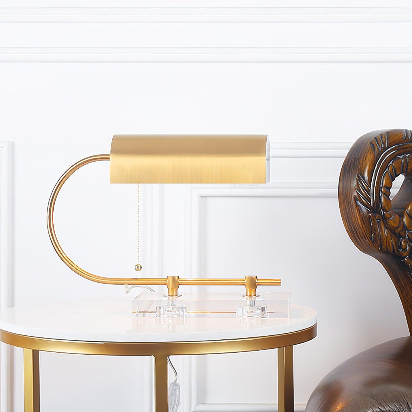 Arden Classic Crystal Desk Lamp-Neutral Decor