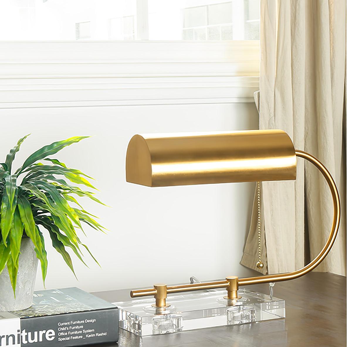 Arden Classic Crystal Desk Lamp-Neutral Decor