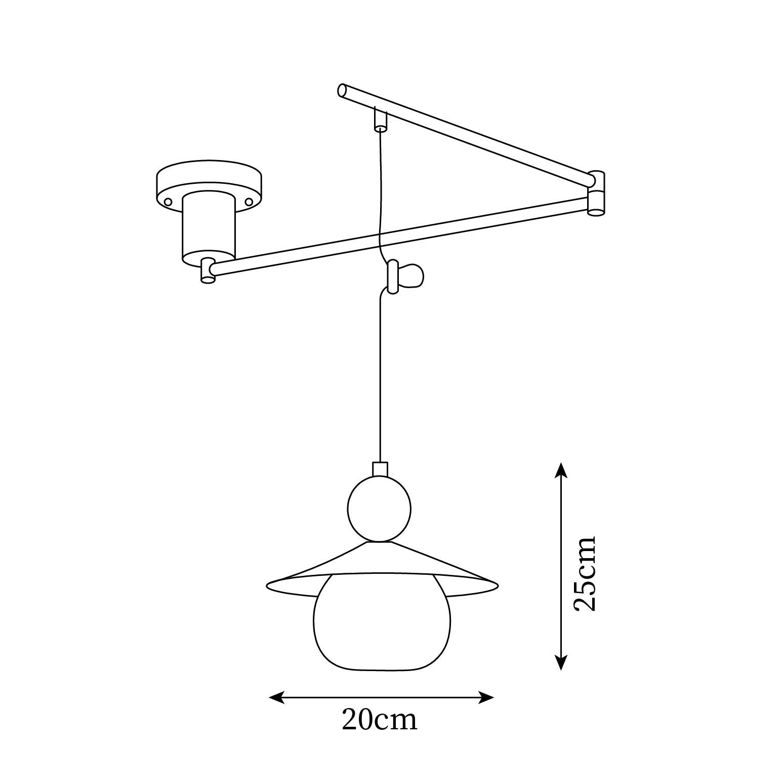 Diabolo Pendant Lamp