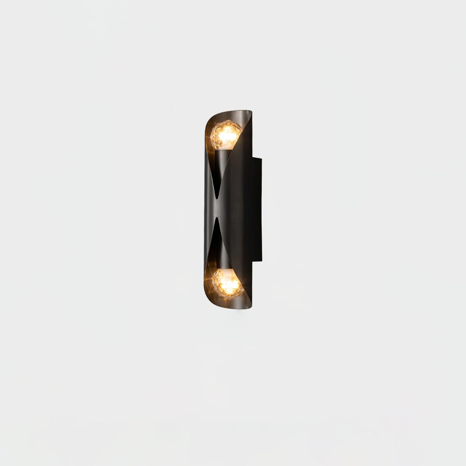 Avynila Modern Minimalist Diamonds Brass Wall Lamp-Neutral Decor
