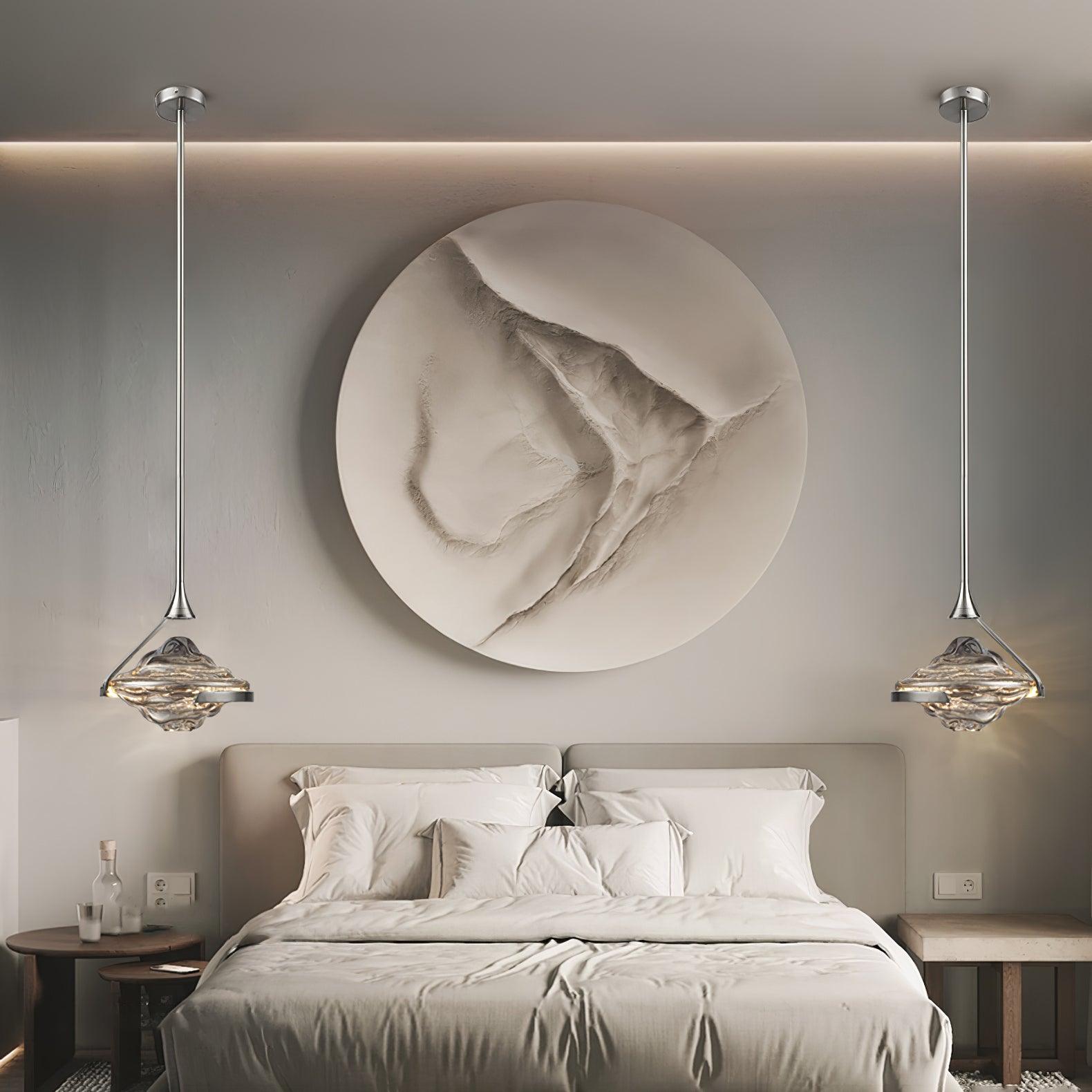 Rowenal Diamond Crystal Pendant Lamp-Neutral Decor