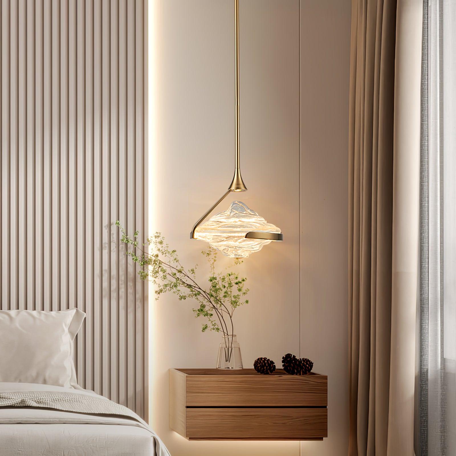 Rowenal Diamond Crystal Pendant Lamp-Neutral Decor