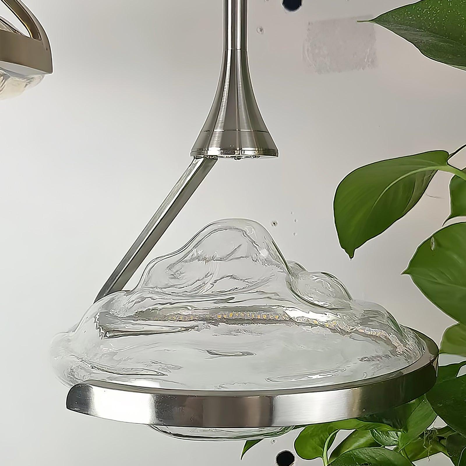 Rowenal Diamond Crystal Pendant Lamp-Neutral Decor