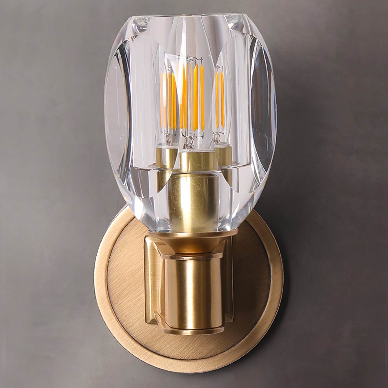 Tostor Wall lamp Premium Nordic Art Diamond Crystal Sconce-Neutral Decor