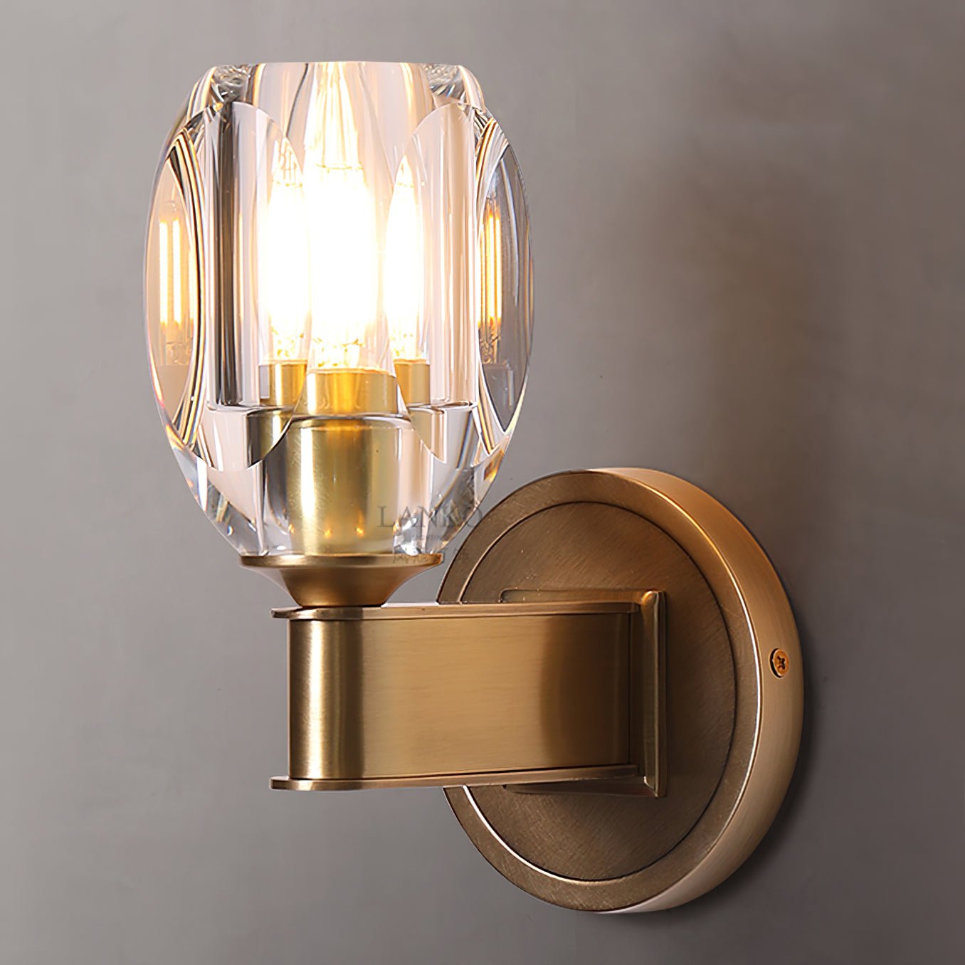 Tostor Wall lamp Premium Nordic Art Diamond Crystal Sconce-Neutral Decor