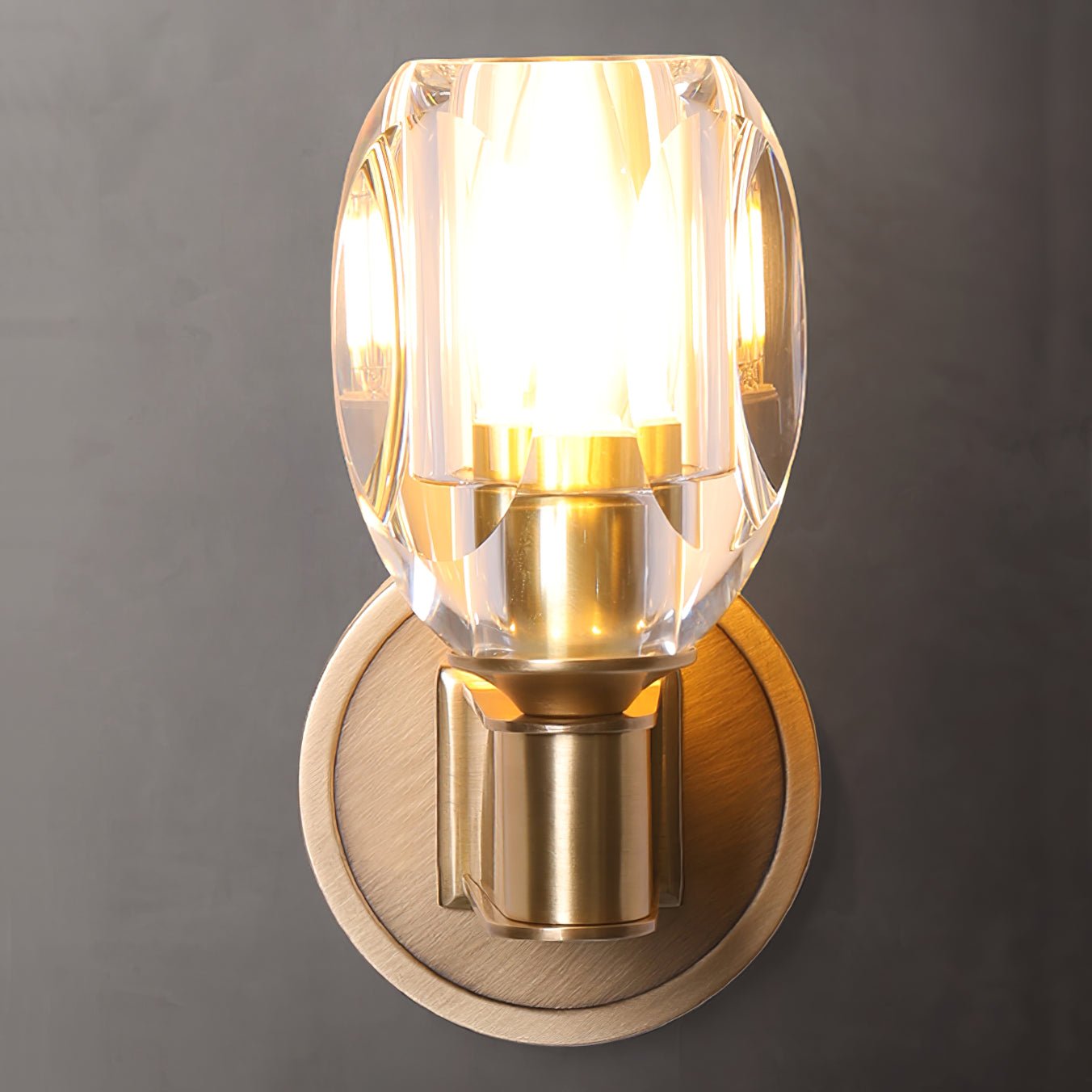 Tostor Wall lamp Premium Nordic Art Diamond Crystal Sconce-Neutral Decor