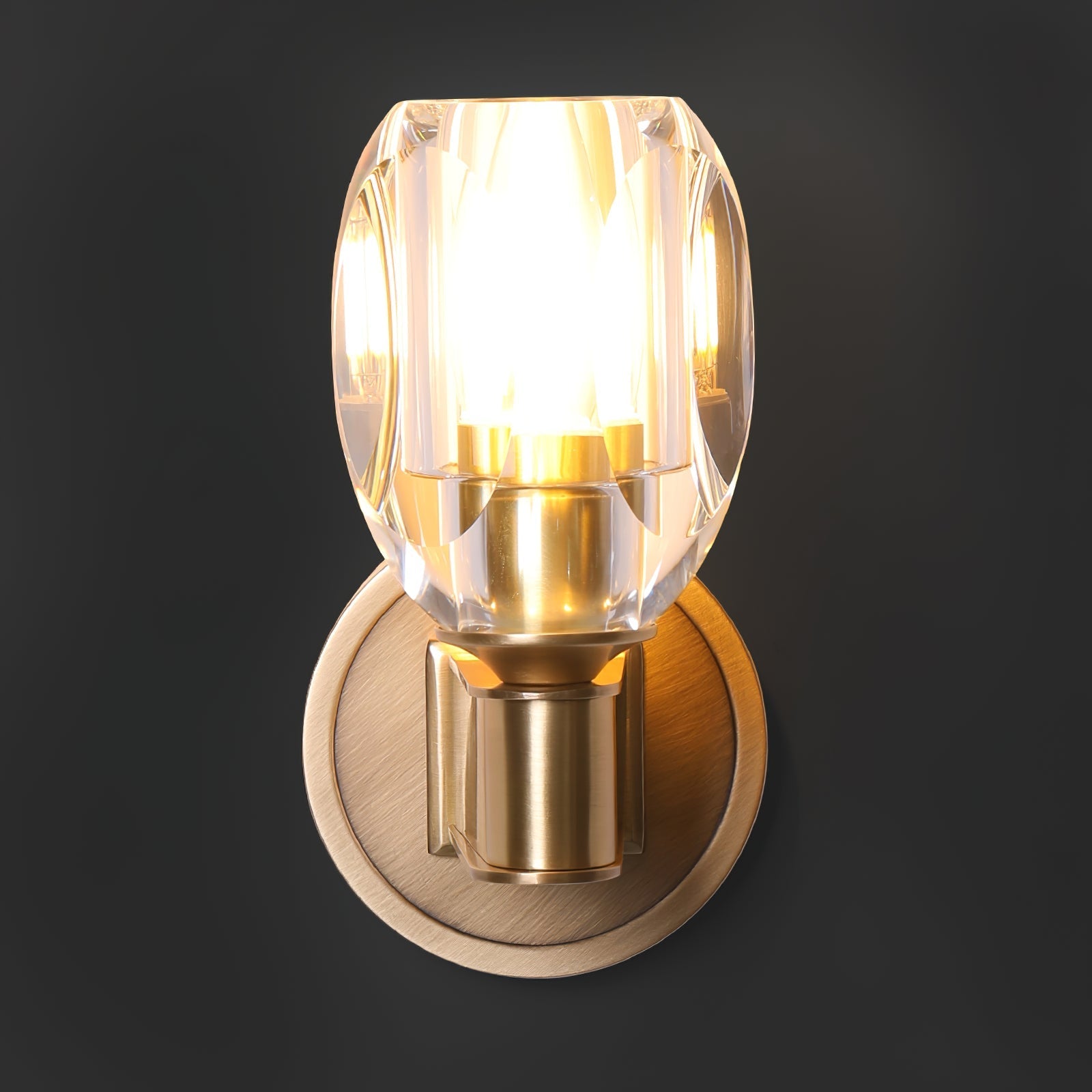 Tostor Wall lamp Premium Nordic Art Diamond Crystal Sconce-Neutral Decor