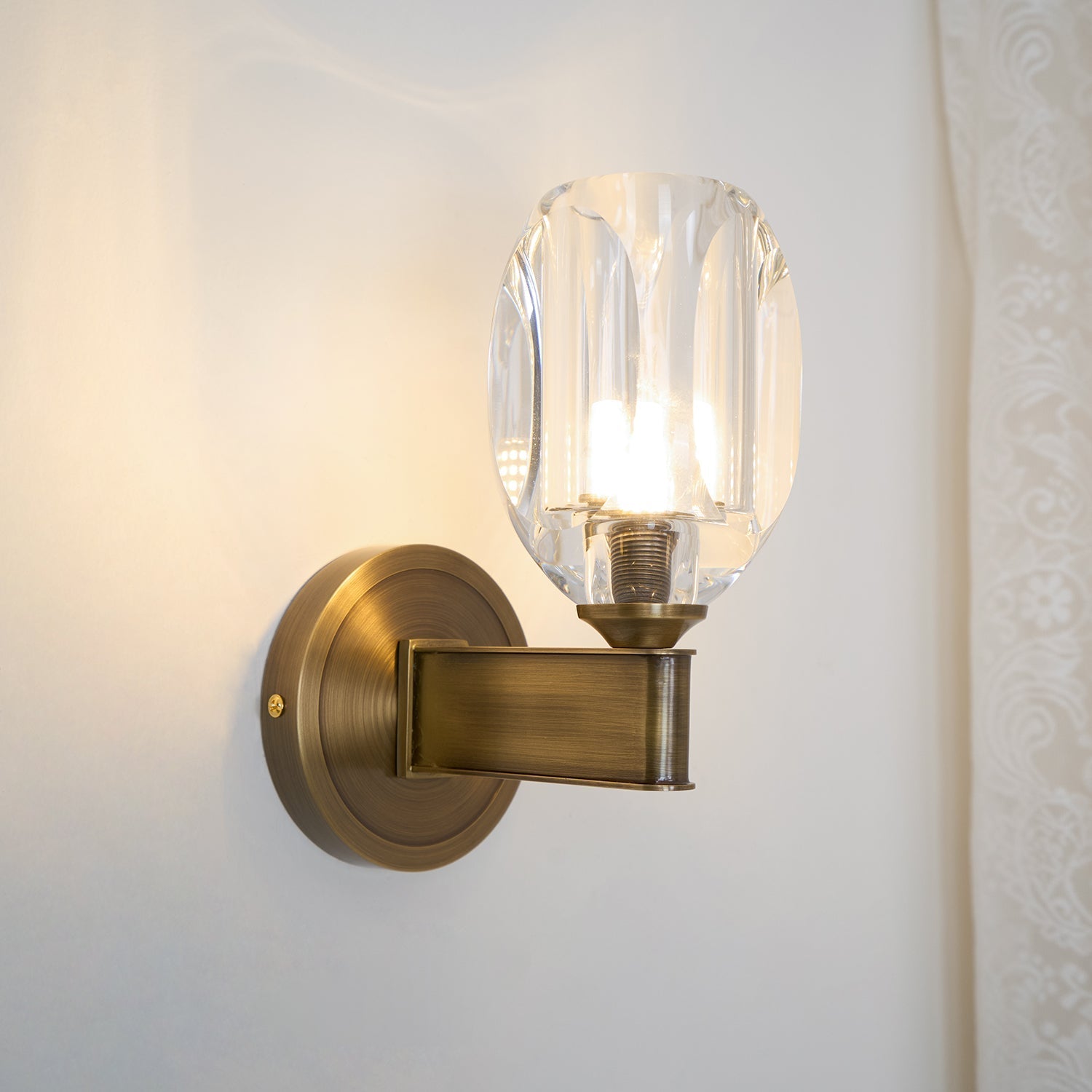 Tostor Wall lamp Premium Nordic Art Diamond Crystal Sconce-Neutral Decor