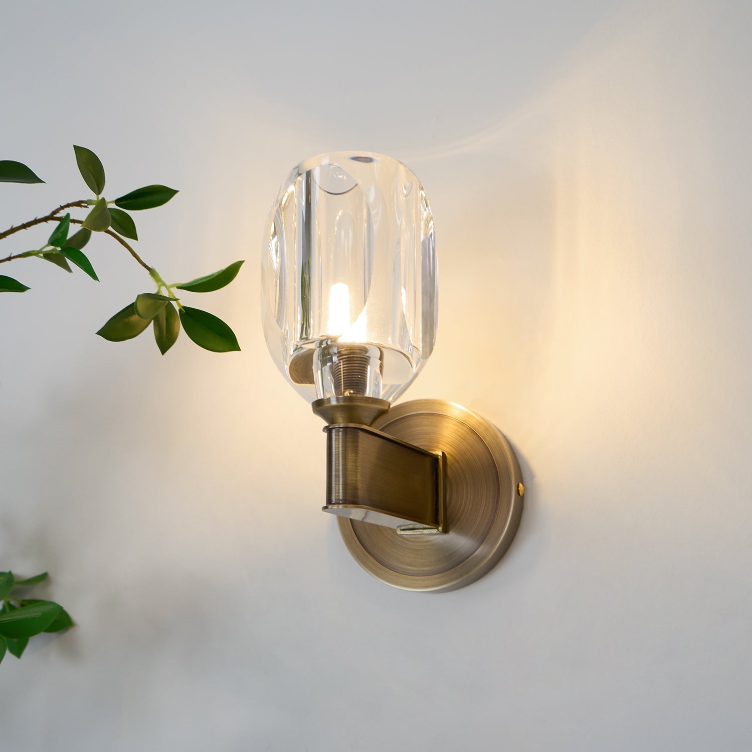 Tostor Wall lamp Premium Nordic Art Diamond Crystal Sconce-Neutral Decor