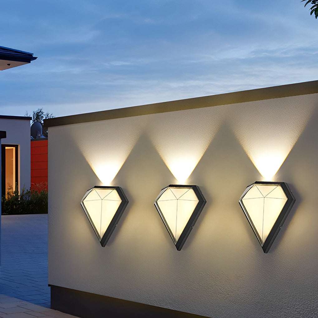 Timhea Creative Geometric LED Outdoor Wall Lamp