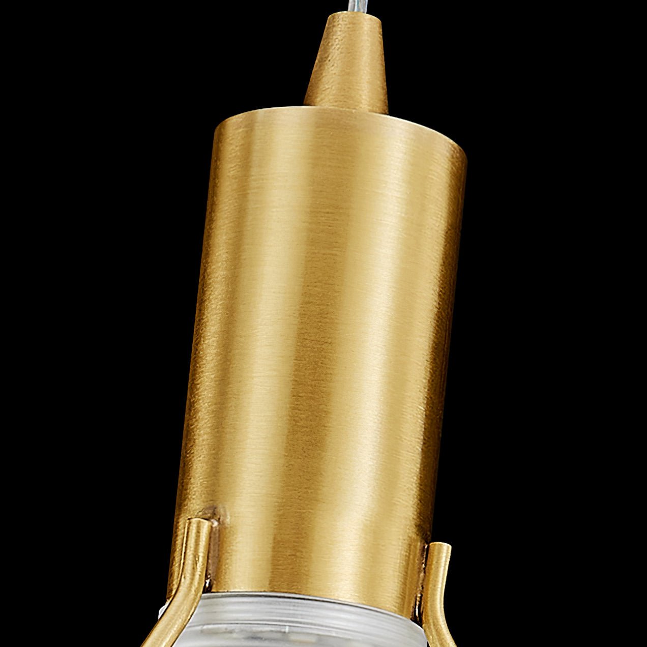 Elysianire Brass & Crystal Elegant Pendant Lamp-Neutral Decor