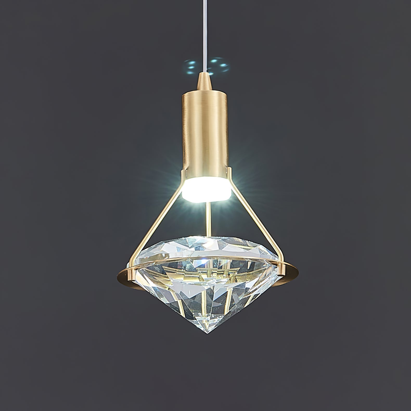 Diamond Pendant Lamp-Neutral Decor