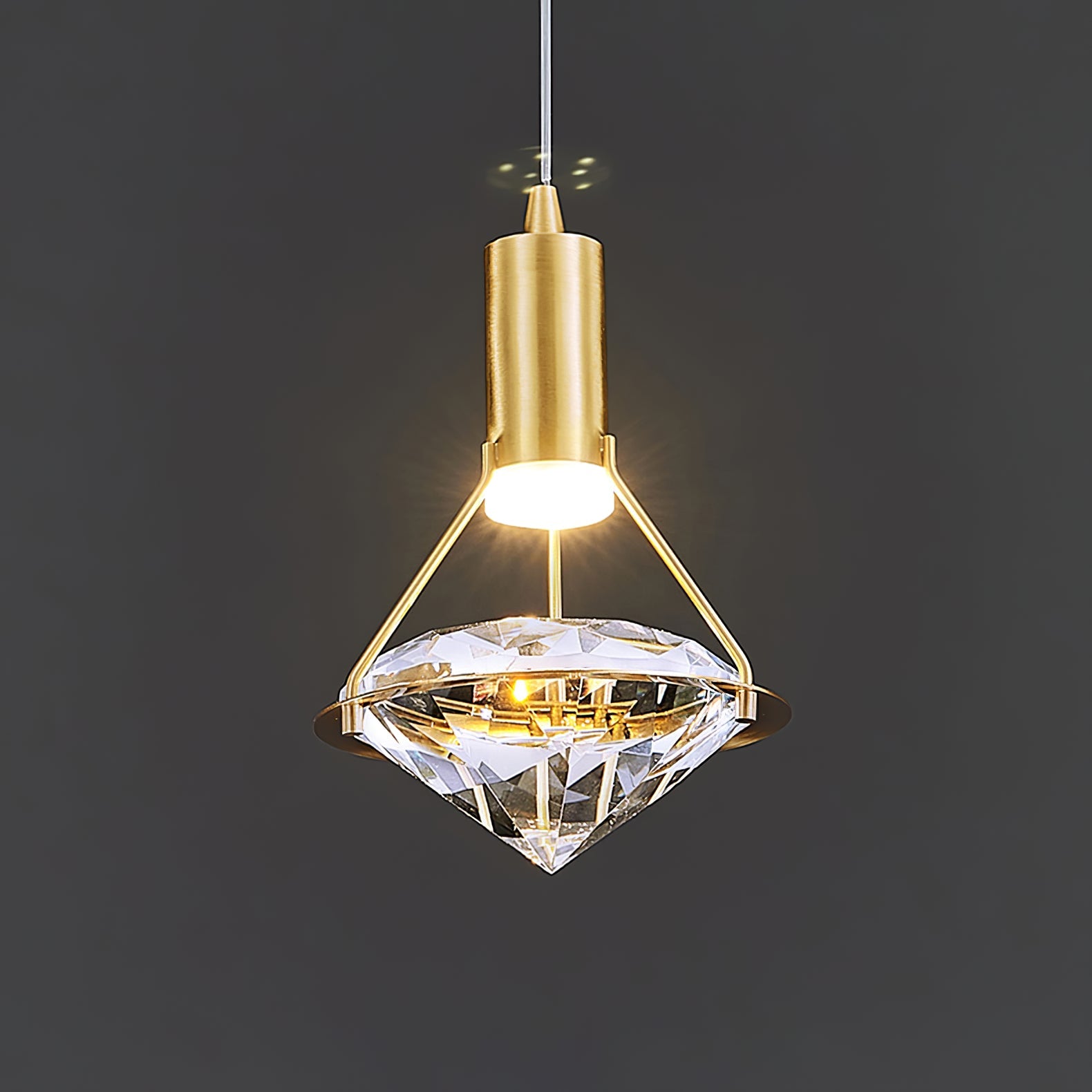Diamond Pendant Lamp-Neutral Decor
