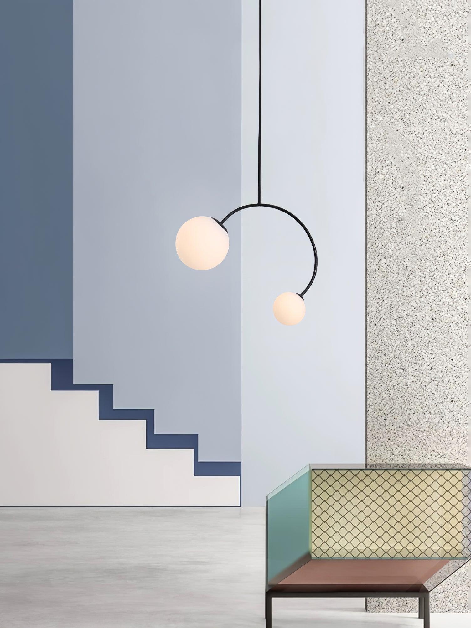 Deli Scandinavian Pendant Lamp-Neutral Decor