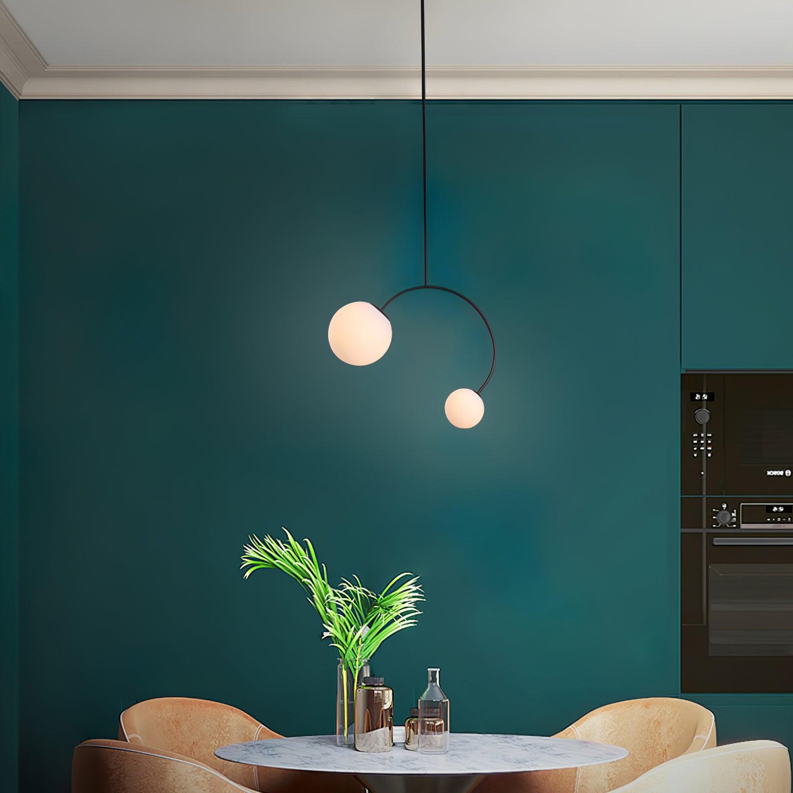 Deli Scandinavian Pendant Lamp-Neutral Decor
