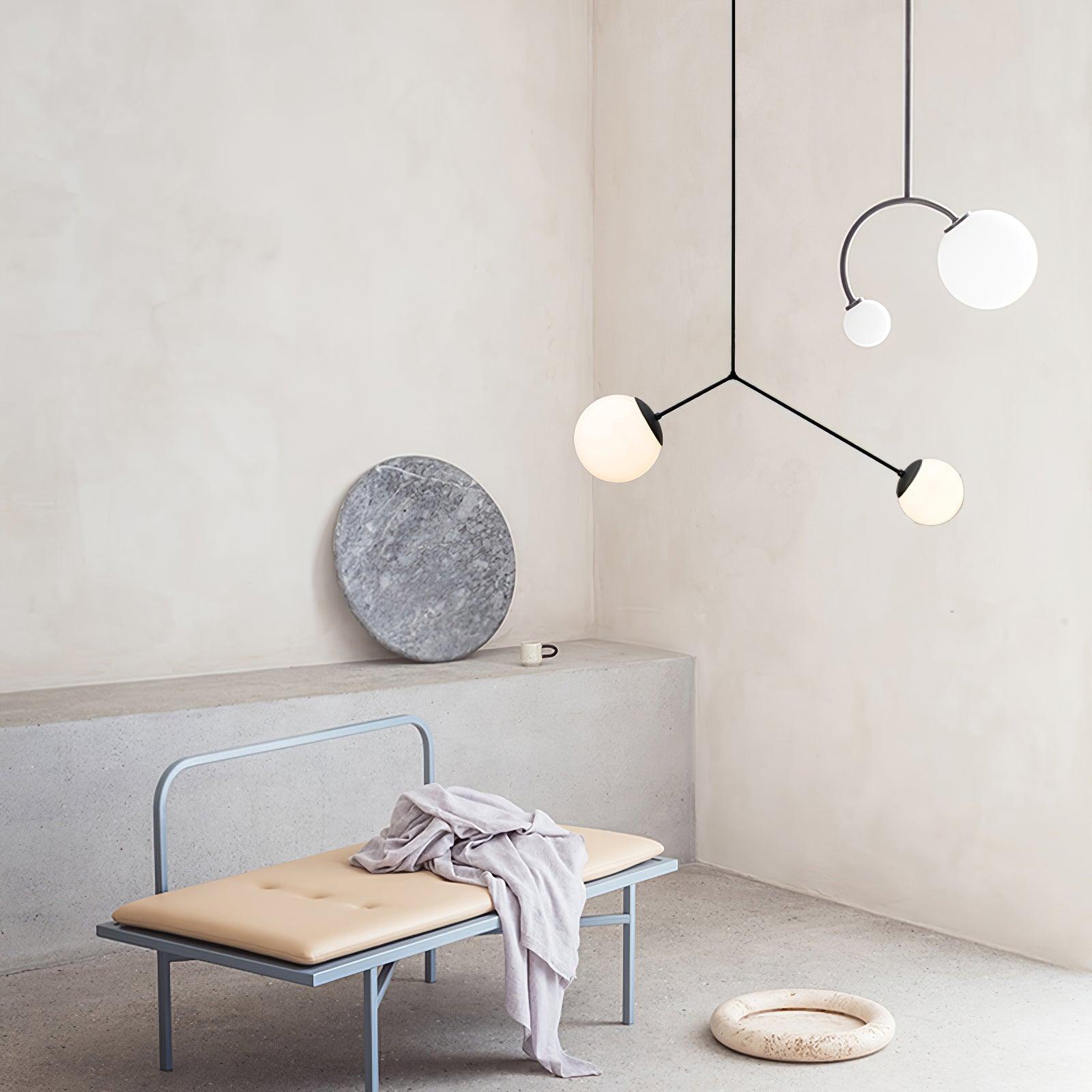 Deli Scandinavian Pendant Lamp-Neutral Decor