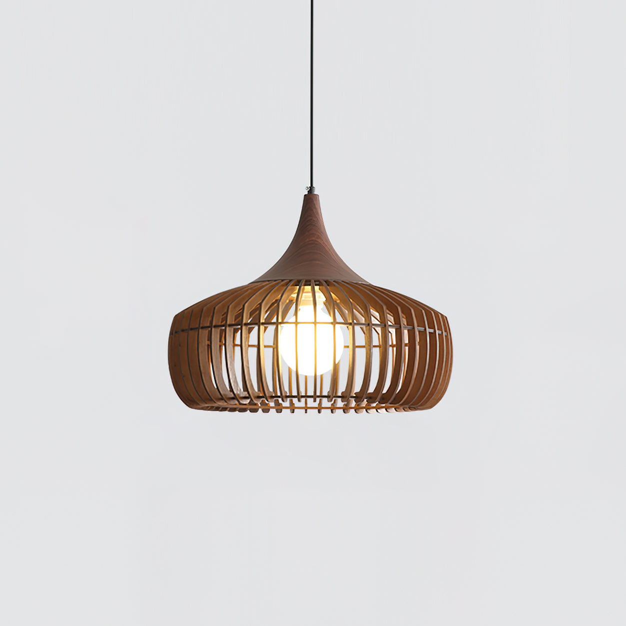 Vexo Natural Bamboo Rattan Pendant Light-Neutral Decor