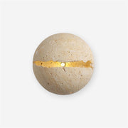 Dinosaur Egg Travertine Wall Lamp