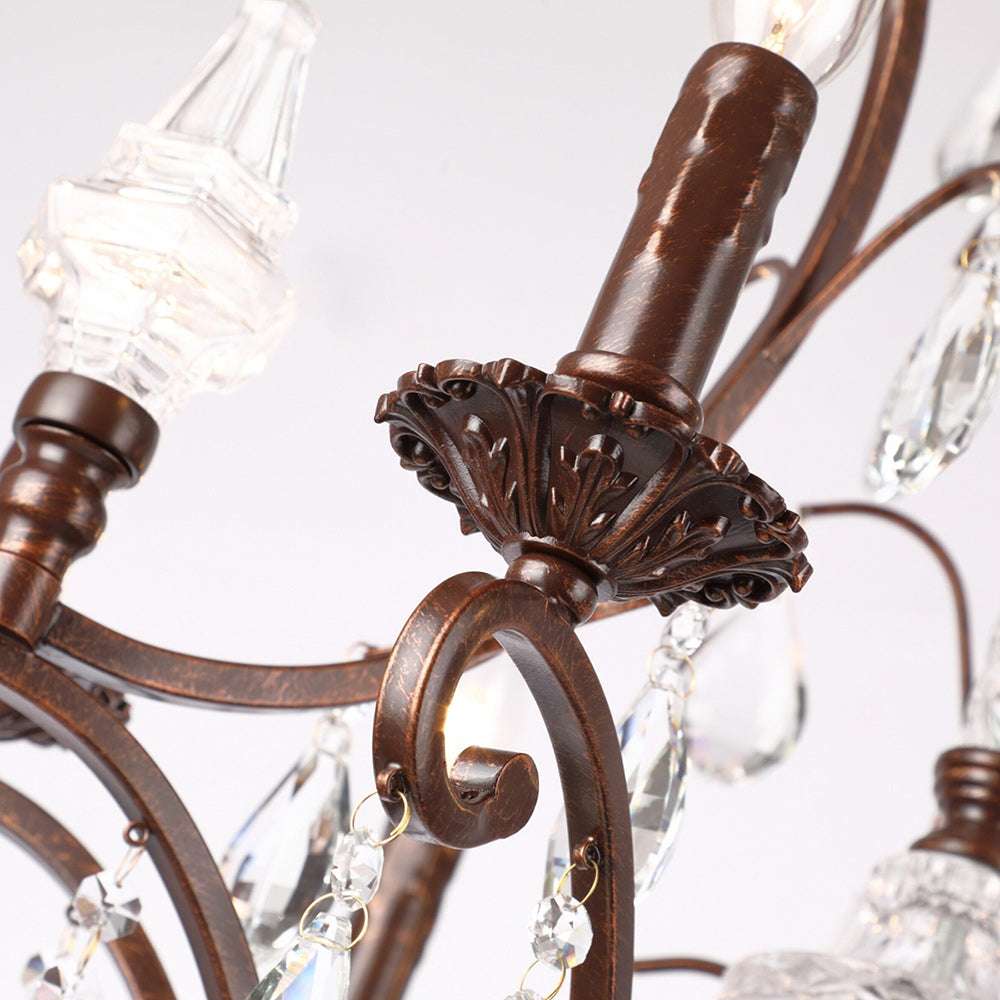 The 8-head version of the Diodem Crystal Chandelier.
