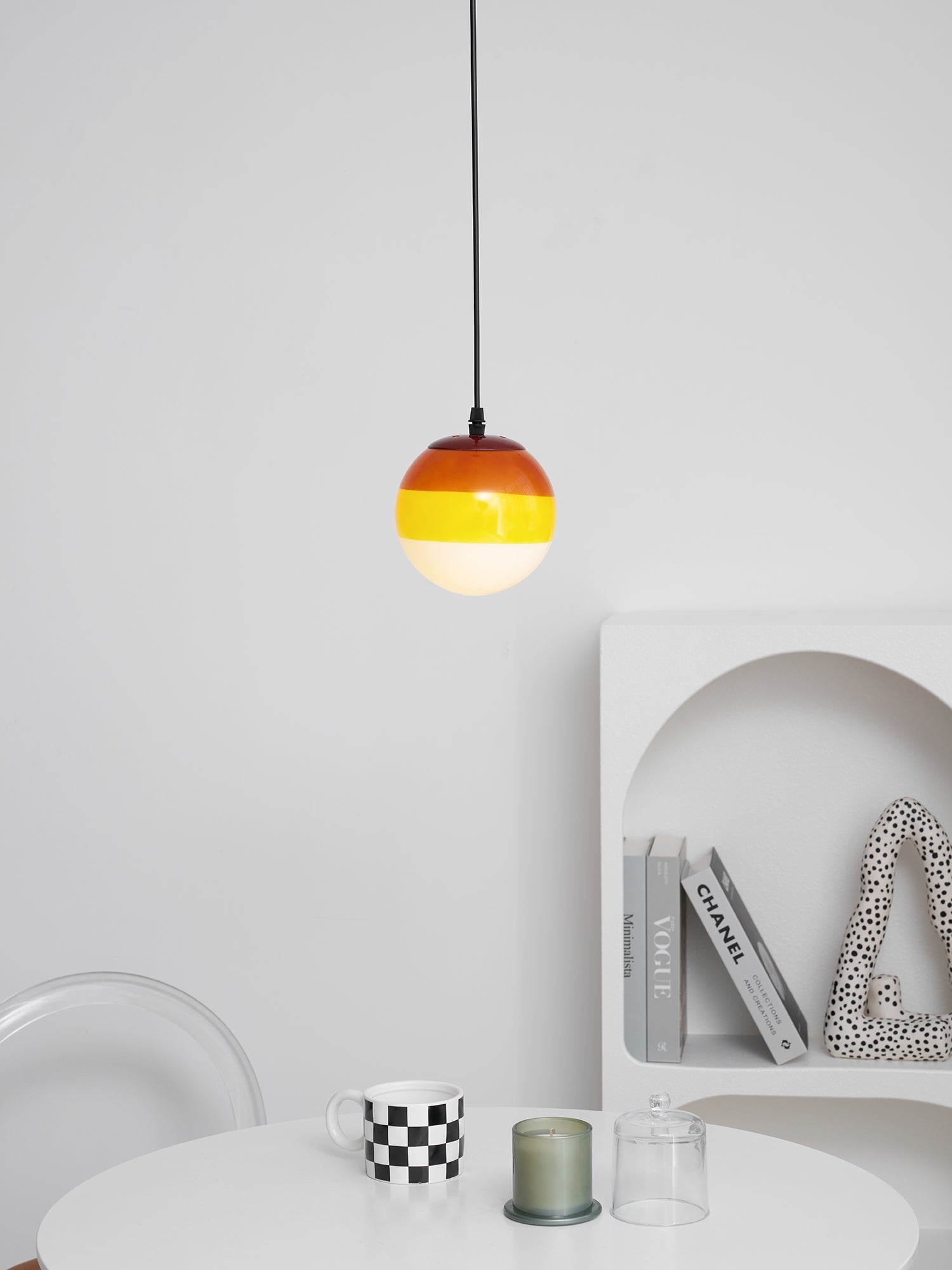 Dipping Pendant Light-Neutral Decor